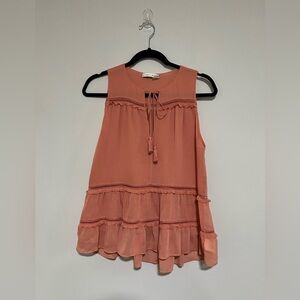 Alice+Olivia Massie Feminine Flowy Boho Sleeveless Top Size XS